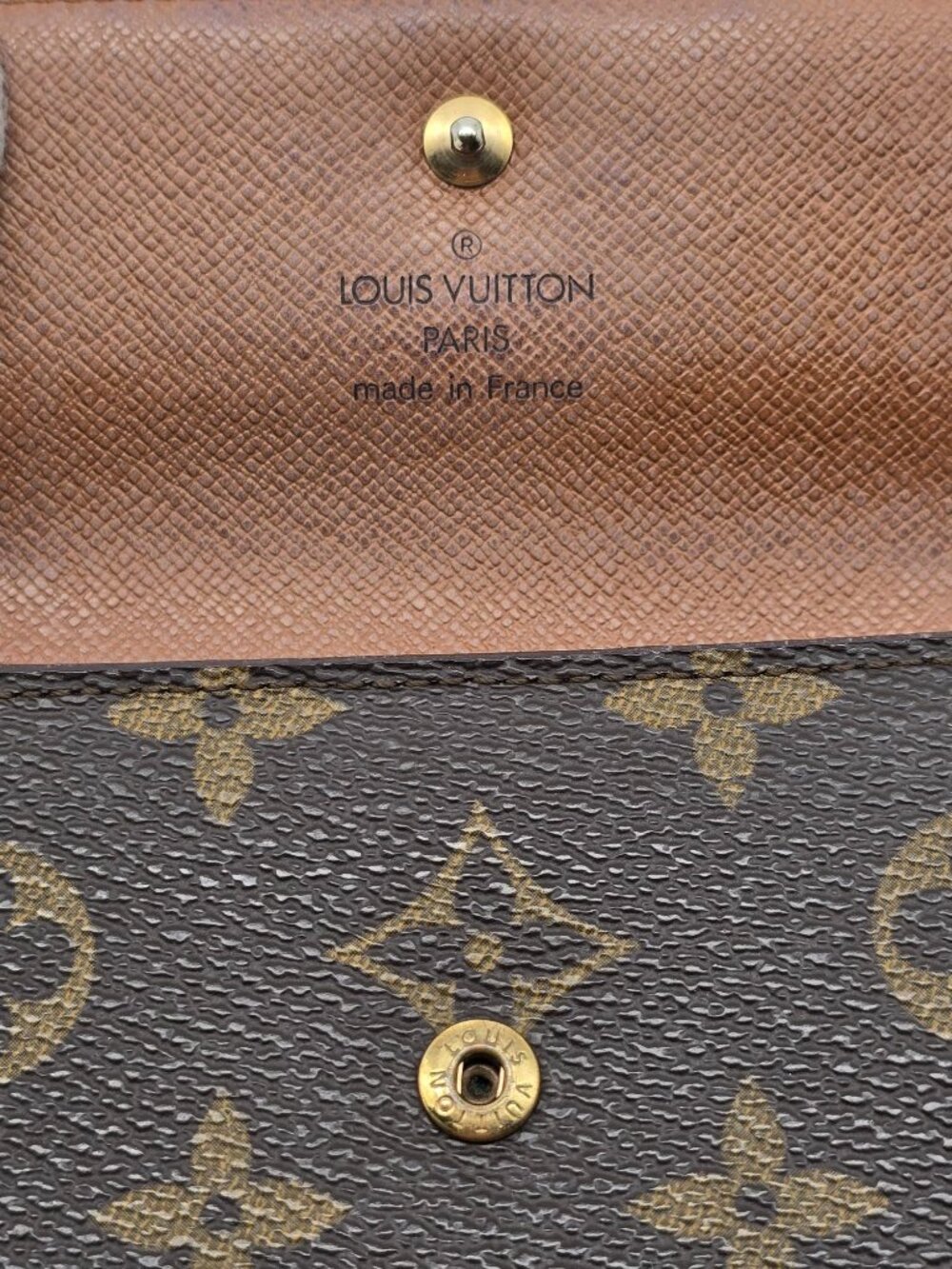 Authentic Louis Vuitton Monogram Canvas Compact Flap Snap Wallet Brown LV - Picture 13 of 16